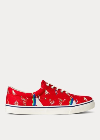 Men's Polo Ralph Lauren Harpoon Canvas Sneakers | 917432FHX